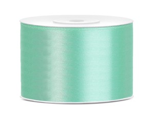 Satinband, mint, 50mm/25m