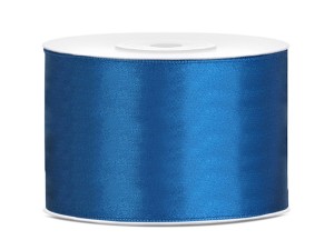 Satinband, blau, 50mm/25m