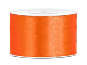 Satinband, orange, 38mm/25m