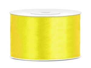 Satinband, gelb, 38mm/25m