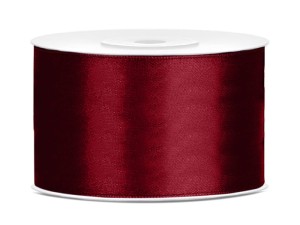 Satinband, bordeauxrot, 38mm/25m