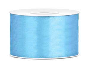 Satinband, hellblau, 38mm/25m