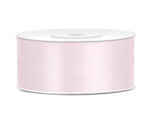 Satinband, puderrosa, 25mm/25m (1 Stk. / 25 lfm)