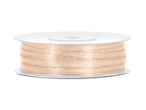 Satinband, creme, 3mm/50m