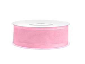 Chiffonband, hellrosa, 25mm/25m (1 Stk. / 25 lfm)