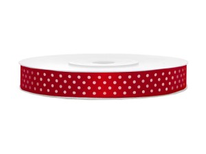 Satinband, rot, 12mm/25m (1 Stk. / 25 lfm)
