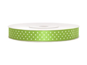 Satinband, apfelgrün, 12mm/25m (1 Stk. / 25 lfm)