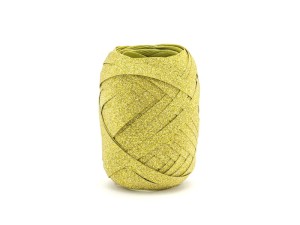Kunststoffband, gold, 5mm/10m
