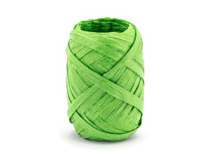 Wstążka rafia, 5mm/10m, zielony