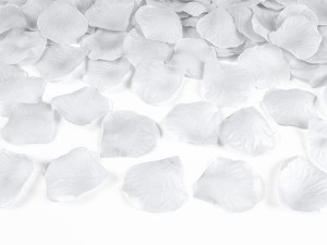 Rosenblätter im Beutel, silber (1 VPE / 100 Stk.)