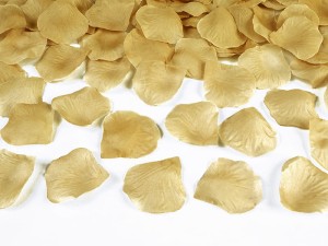 Rosenblätter im Beutel, gold (1 VPE / 100 Stk.)