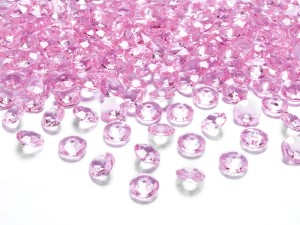 Diamant Konfetti, hellrosa, 12mm (1 VPE / 100 Stk.)