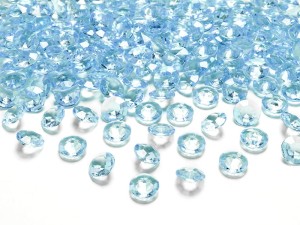 Diamant Konfetti, türkis, 12mm (1 VPE / 100 Stk.)