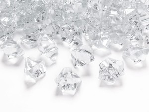 Kristalleis, farblos, 25 x 21mm (1 VPE / 50 Stk.)