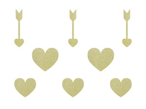 Papierdekoration Sweet Love, Mix