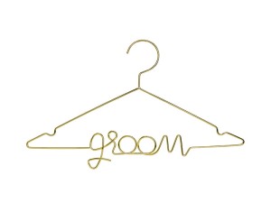 Metallbügel Groom, gold, 45x27cm