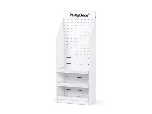 Papierstand, weiß, 58x160x40cm