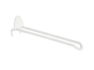 Haken für Stands, weiß, 15cm (1 VPE / 5 Stk.)