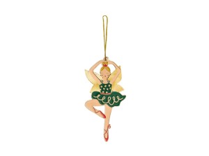 Dekorativer Ballerina-Anhänger aus Metall, Mix, 5x10cm