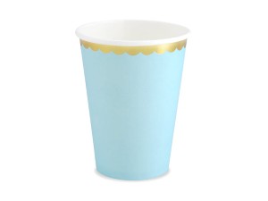 Becher, hellblau, 220ml (1 VPE / 6 Stk.)