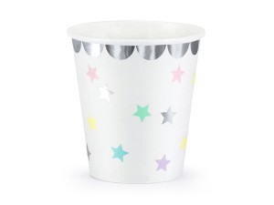 Becher Einhorn - Sterne, 180 ml (1 VPE / 6 Stk.)