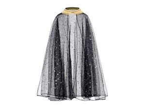 Outfit für Mädchen - Umhang, universal, schwarz