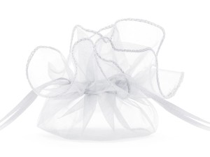 Organzabeutel, weiß, 25cm (1 VPE / 10 Stk.)