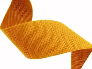 Gurtband 10mm, Länge 2m, Farbe Dunkelgelb (844)