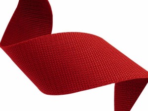 Gurtband 10mm, Länge 5m, Farbe Karminrot (519)