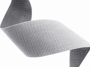 Gurtband 15mm, Länge 5m, Farbe Silber (132)