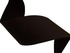 Gurtband 30mm, Länge 2m, Farbe Dunkelbraun (141)