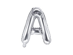 Folienballon Buchstabe ''A'', 35cm, silber