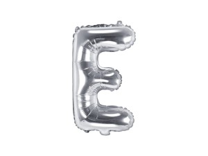Folienballon Buchstabe ''E'', 35cm, silber