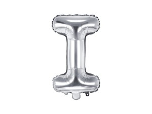 Folienballon Buchstabe ''I'', 35cm, silber