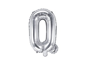 Folienballon Buchstabe ''Q'', 35cm, silber