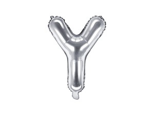 Folienballon Buchstabe ''Y'', 35cm, silber
