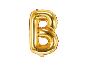 Folienballon Buchstabe ''B'', 35cm, gold