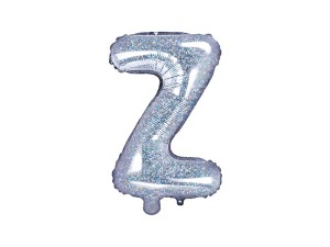 Folienballon Buchstabe ''Z'', 35cm, holografisch
