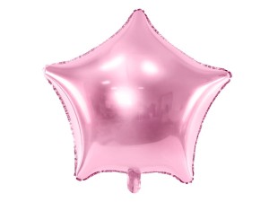 Folienballon Stern, 48cm, hellrosa