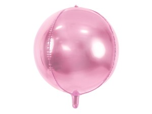 Folienballon Kugel, 40cm, hellrosa