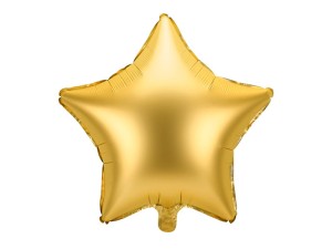 Folienballon Stern, 48cm, gold