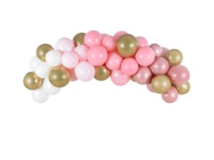 Ballongirlande - rosa, 200cm (1 VPE / 60 Stk.)