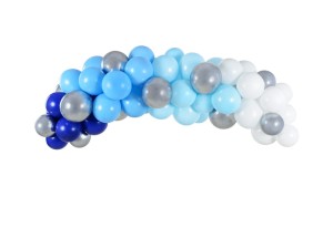 Ballongirlande - blau, 200cm (1 VPE / 60 Stk.)