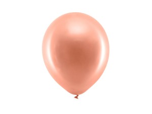 Ballons Rainbow 23cm, metallisiert, roségold (1 VPE / 100 Stk.)