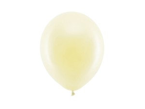 Ballons Rainbow 23cm, pastell, creme (1 VPE / 100 Stk.)