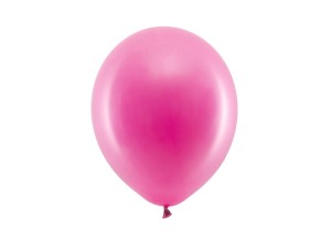 Rainbow Ballons 23cm, pastell, fuchsia (1 VPE / 10 Stk.)