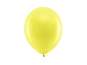 Ballons Rainbow 23cm, pastell, gelb (1 VPE / 100 Stk.)