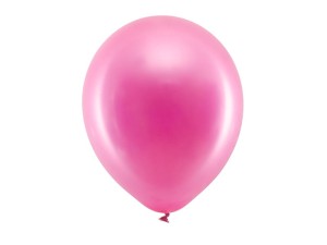Ballons Rainbow 30cm, metallisiert, fuchsia (1 VPE / 100 Stk.)