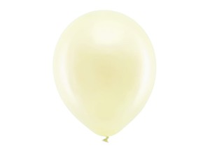 Ballons Rainbow 30cm, metallisiert, creme (1 VPE / 100 Stk.)