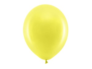 Rainbow Ballons 30cm, pastell, gelb (1 VPE / 10 Stk.)
